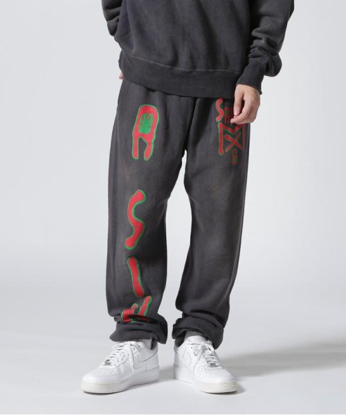 RoyalFlash(ロイヤルフラッシュ)/SAINT MICHAEL/セント マイケル/SWEAT PANTS/MX6/BLACK/ブラック