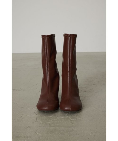 RIM.ARK(リムアーク)/Rounded stretch boots/BRN