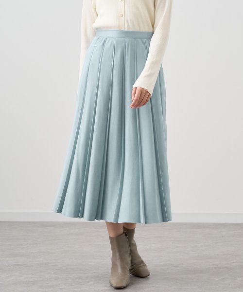 スエードライクプリーツ スカート(505678286) | アナイ(ANAYI) - MAGASEEK 