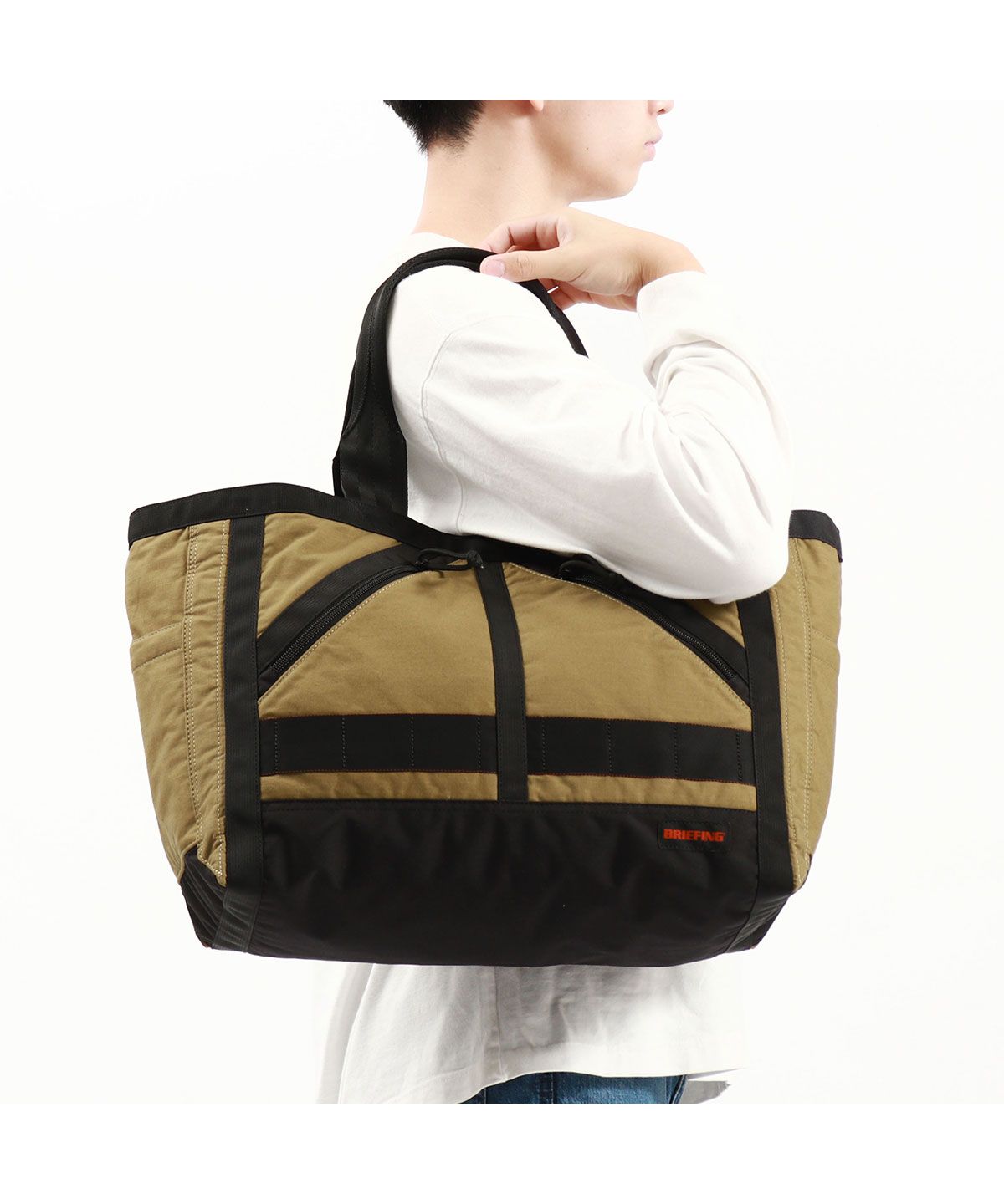 日本正規品】 ブリーフィング トートバッグ BRIEFING MILITALY FABRIC