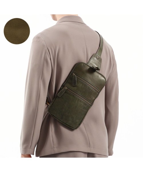 ダコタブラックレーベル ボディバッグ Dakota BLACK LABEL ホースト2 バッグ A5 小さめ 本革 革 レザー 薄マチ 1622802 