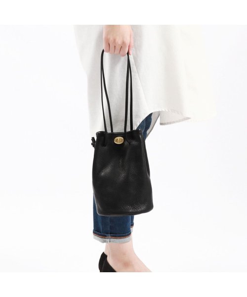 SLOW(スロウ)/スロウ トートバッグ SLOW bono ボーノ twist bon sac tote S 巾着 バッグ 本革 巾着バッグ ショルダーバッグ 858S04L/ブラック