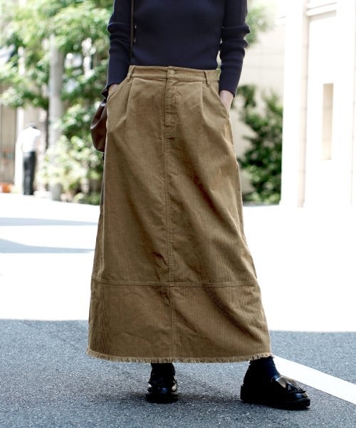 ワイド切替 コーデュロイスカート(505680049) | アパートメント  