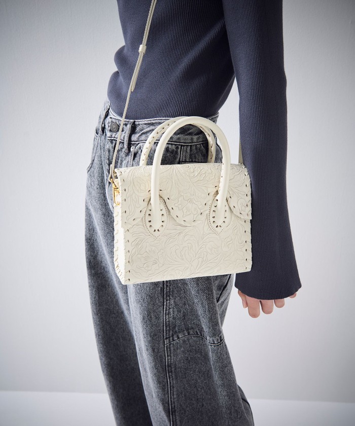 GRACECONTINENTAL Mini RS Handbag ホワイト F GRACECONTINENTAL Mini RS Handbag ホワイト F