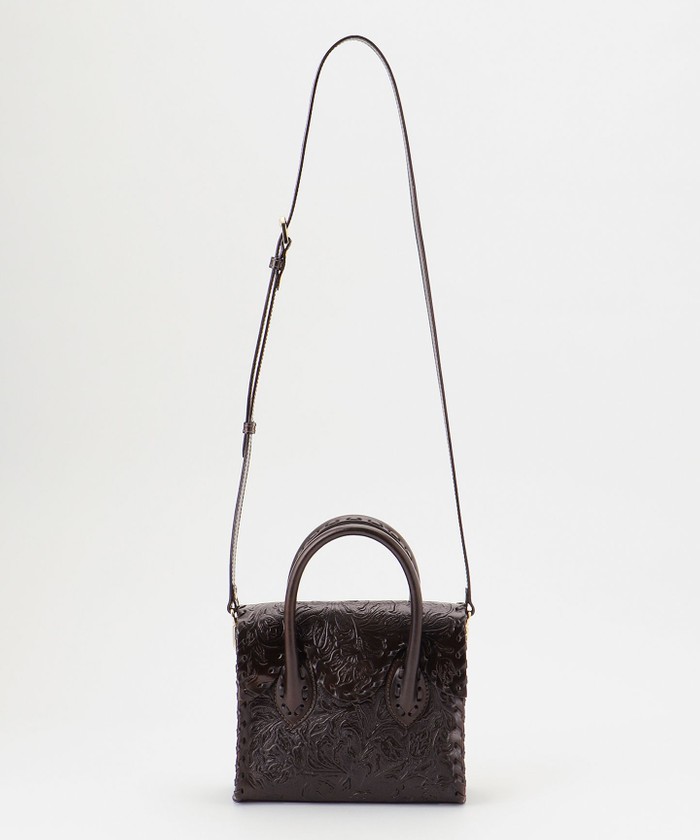 GRACECONTINENTAL Mini RS Handbag ダークブラウン F GRACECONTINENTAL Mini RS Handbag ダークブラウン F