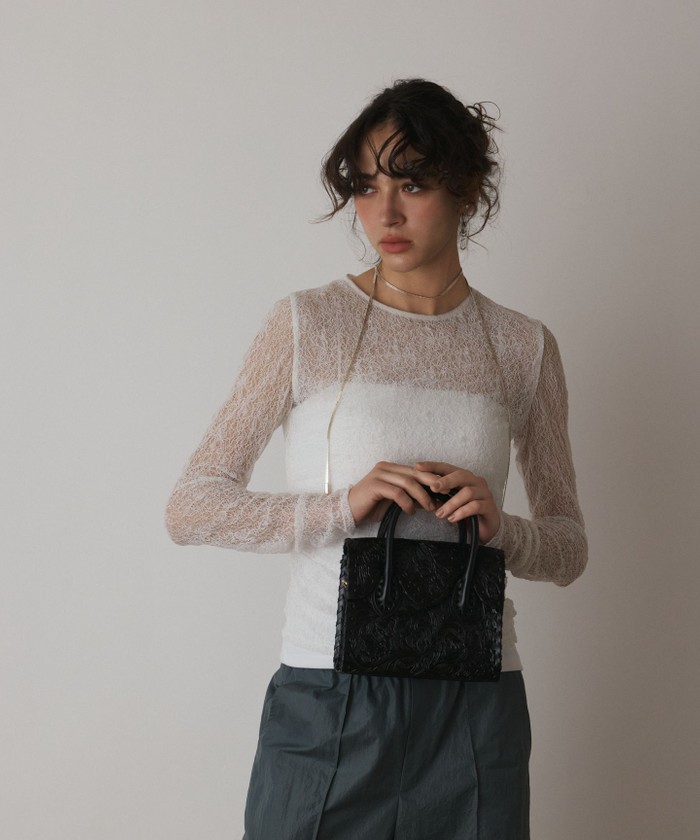 GRACECONTINENTAL Mini RS Handbag ブラック F GRACECONTINENTAL Mini RS Handbag ブラック F