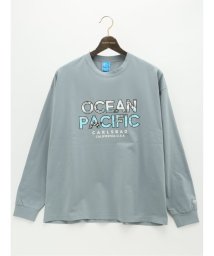 GRAND-BACK/【大きいサイズ】オーシャン パシフィック/Ocean Pacific ロゴプリント クルーネック長袖Tシャツ メンズ Tシャツ カットソー カジュアル インナー/505680545