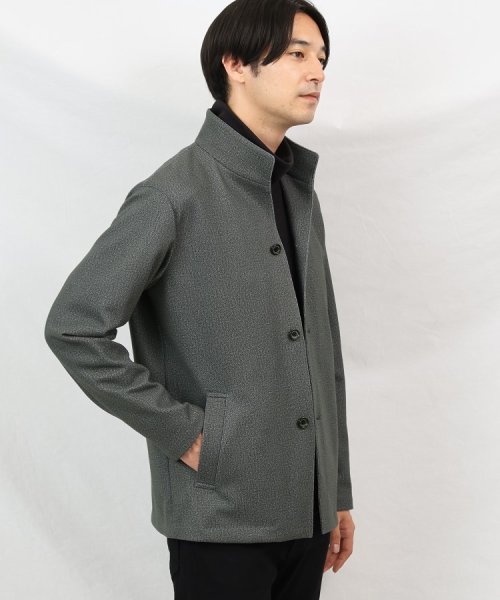 【Down Fabric】スタンドカラーブルゾン ダウンファブリック