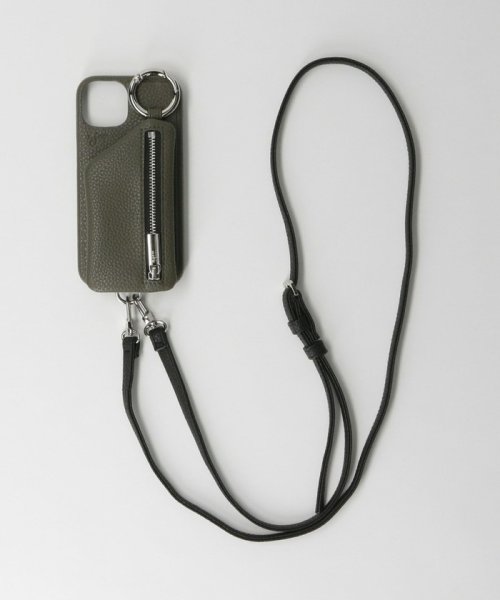 BEAUTY&YOUTH UNITED ARROWS(ビューティーアンドユース　ユナイテッドアローズ)/＜ajew＞CADENAS ストラップ iPhone14 ケース/OLIVE