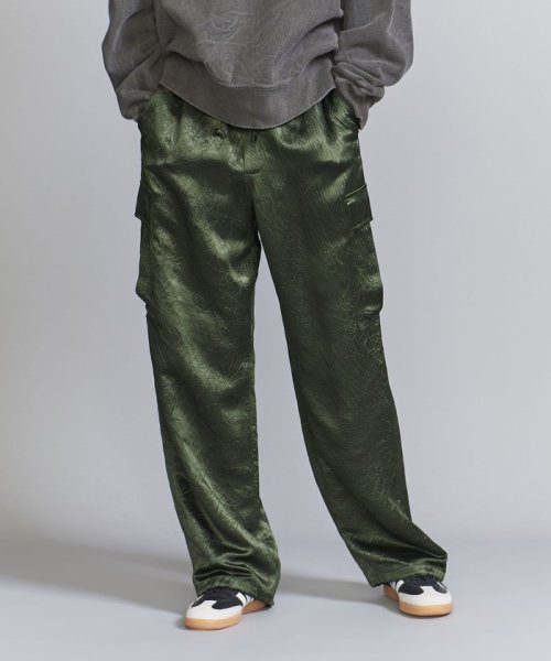 アセテートサテン カーゴパンツ B80 W64 H90
