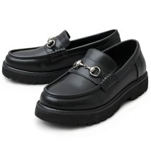 BACKYARD FAMILY/glabella PLATFORM SOLE BIT LOAFERS/505679950