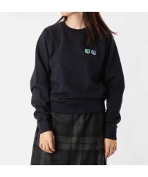 MAISON KITSUNE(メゾンキツネ)/メゾンキツネ MAISON KITSUNE KW00308KM0001 スウェット レディース 長袖 トレーナー ダブルモノクロームフォックスヘッド アジャステ/ブラック