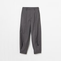 HELIOPOLE(エリオポール)/TR DOUBLE CLOTH TUCK PANTs/グレー