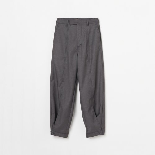 HELIOPOLE(エリオポール)/TR DOUBLE CLOTH TUCK PANTs/グレー