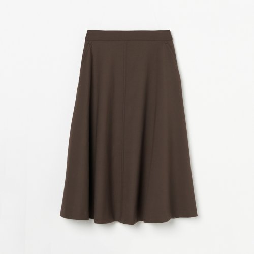 HELIOPOLE(エリオポール)/TR DOUBLE CLOTH TUCK SKIRT/カーキ