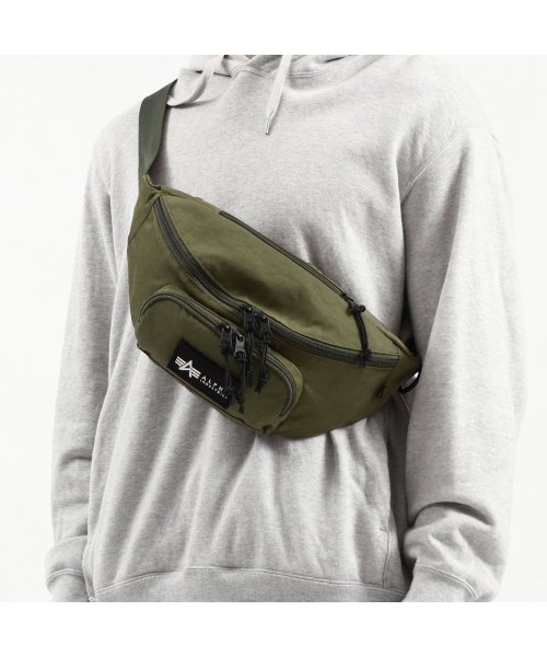 ALPHA INDUSTRIES(アルファインダストリーズ)/アルファインダストリーズ ウエストバッグ ALPHA INDUSTRIES HEAVY TWILL WAIST BAG バッグ ボディバッグ TZ1092/オリーブ