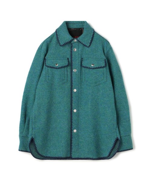 CABaN ウールフリース ステッチブルゾン 