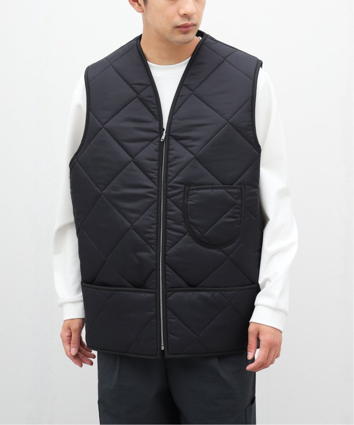 SNAP'N'WEAR / スナップンウエア】 Quilted Nylon Vest Long(505683541