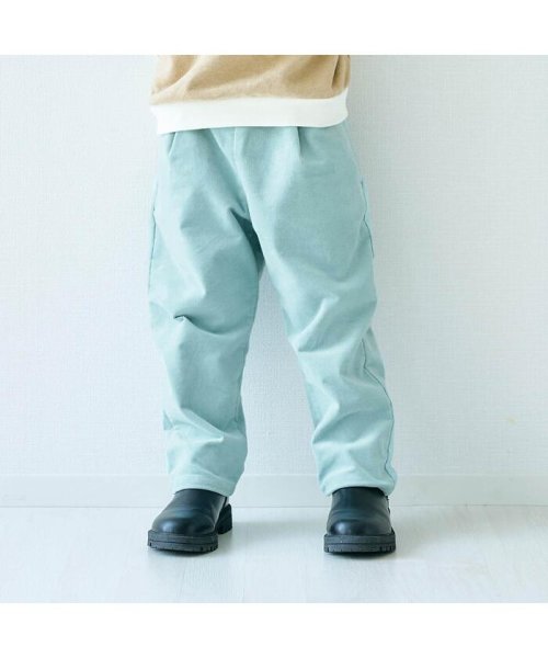 apres les cours(アプレレクール)/コーデュロイシェフパンツ/7days Style pants  10分丈/サックス