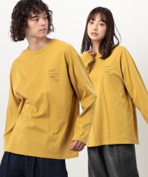 Purple & Yellow/メッセージプリントロング長袖Ｔシャツ/505656865