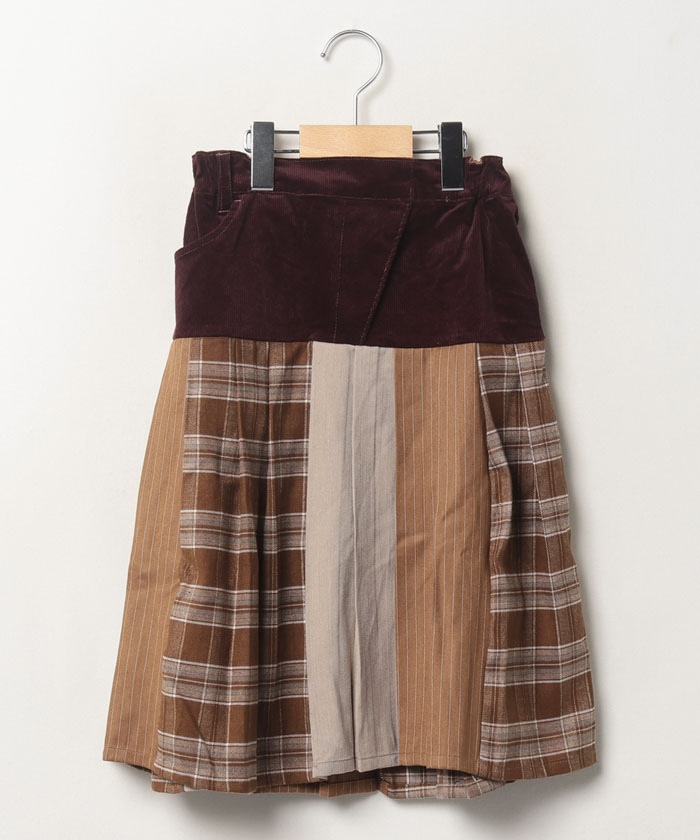 リメイク風ストレッチコールスカート(140－150cm)(505658157) | ズッパ