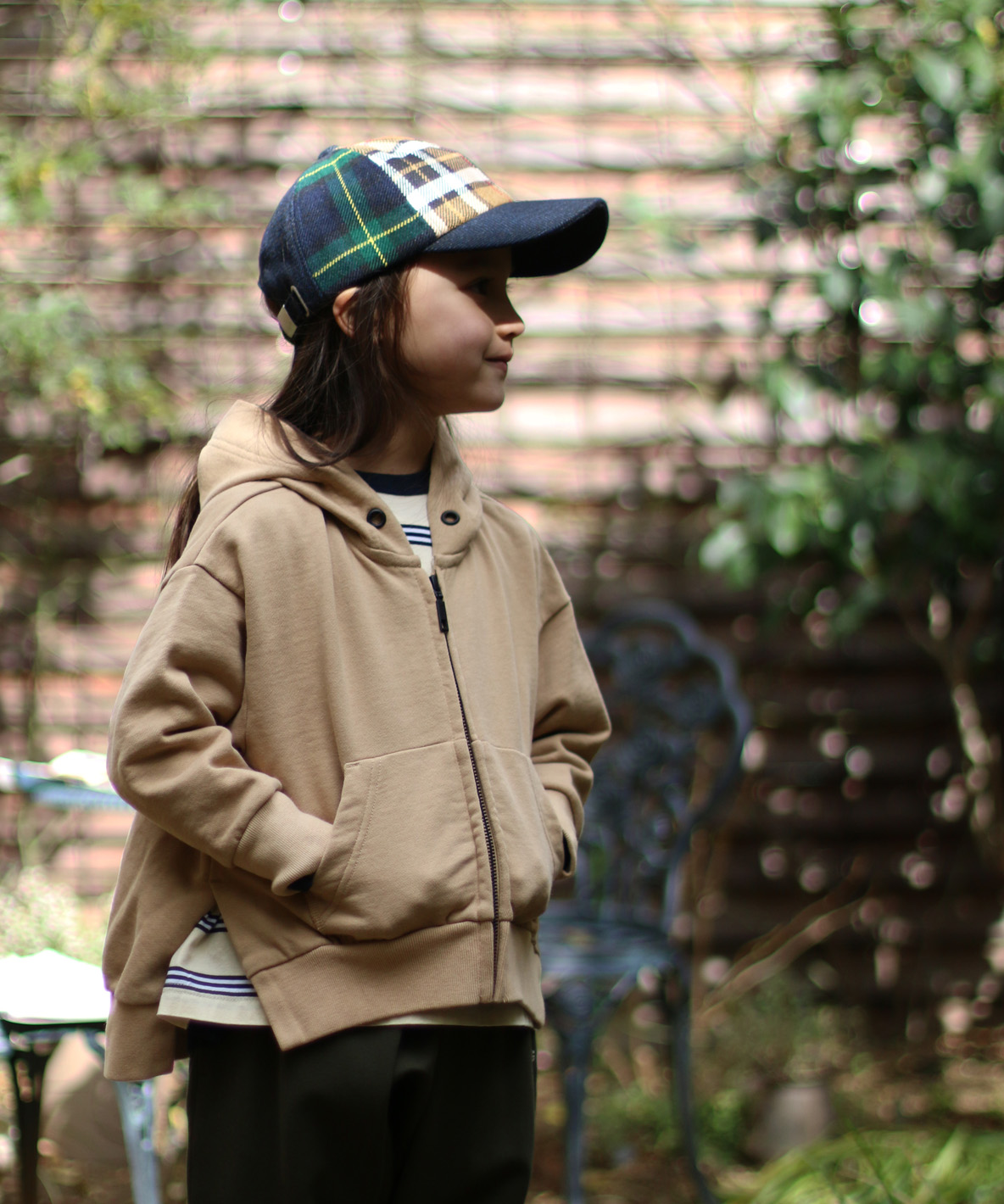 FITH フィス FITH 裏毛 ZIP UP 長袖 パーカー ベージュ 110cm FITH フィス FITH 裏毛 ZIP UP 長袖 パーカー ベージュ 110cm