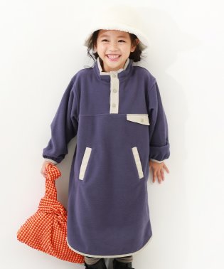 devirock/静電気防止 のんビリフリース　ワンピース 子供服 キッズ ベビー 女の子 長袖ワンピース ワンピース /505678972