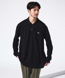 ABAHOUSE(ABAHOUSE)/【LACOSTE】ロゴ 長袖ポロシャツ/ブラック