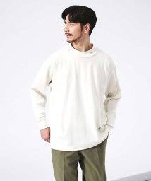 ABAHOUSE(ABAHOUSE)/【LACOSTE】カノコ モックネック 長袖Tシャツ/オフホワイト