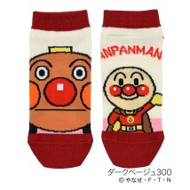 Anpanman/福助 公式 靴下 スニーカー丈 レディース それいけ！アンパンマン 左右異柄 387－23B3<br>子供 フクスケ fukuske/505683567