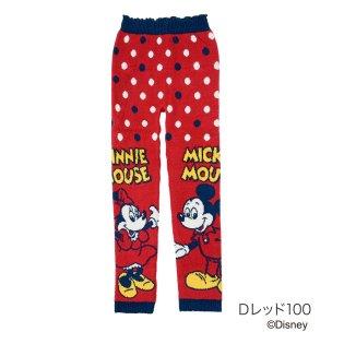 DISNEY/福助 公式 ルームウェア もこぱん 10分丈 レディース ディズニー ミッキーマウス ミニーマウス柄 キャラクター 900－2301<br>フクスケ /505683598