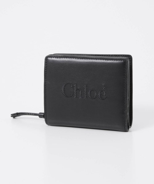 Chloe(クロエ)/クロエ Chloe CHC23SP867I10 二つ折り財布 レディース 財布 ミニ財布 クロエ センス コンパクトウォレット CHLOE SENSE/ブラック