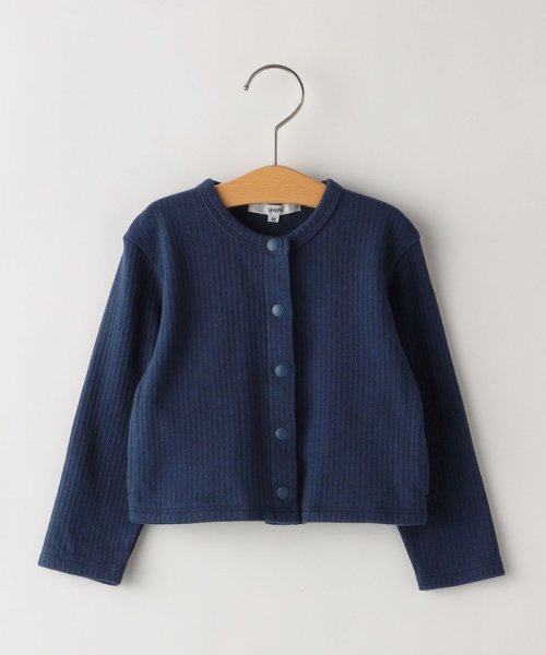 SHIPS KIDS(シップスキッズ)/SHIPS KIDS:80～90cm / スナップ カーディガン/ネイビー