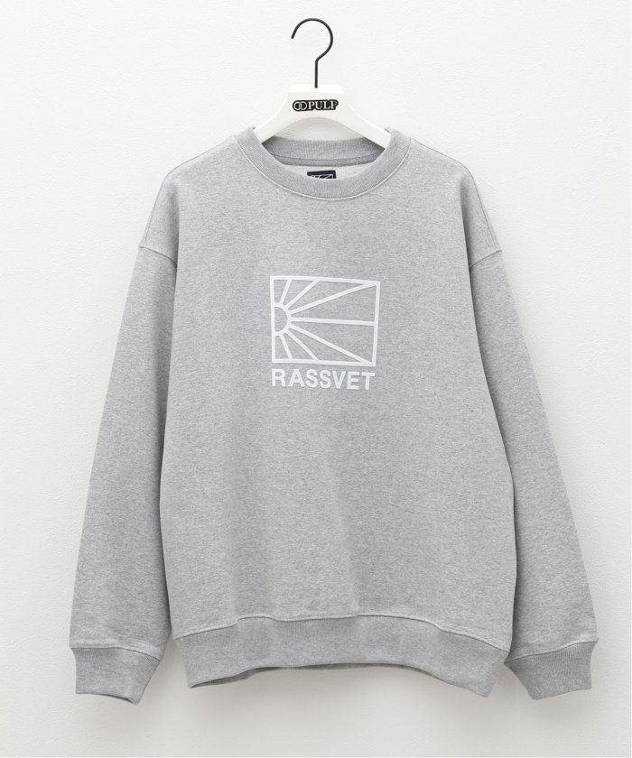 【RASSVET / ラスベート】MEN LOGO CREWNECK SWEATSHIRT