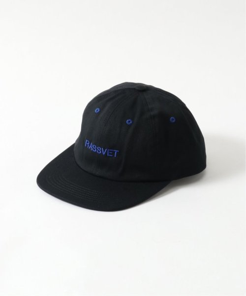 PULP(パルプ)/【RASSVET / ラスベート】6PANEL RASSVET LOGO CAP/ブラック