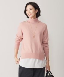 J.PRESS LADIES（LARGE SIZE）/【洗える】CASHMERE BLEND タートルネック ニット/505685684