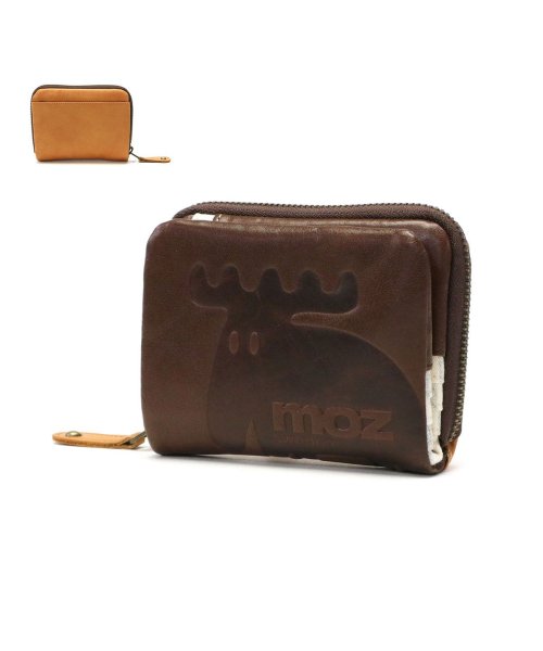 moz(モズ)/モズ 財布 moz 二つ折り財布 Elk ウォレット スウェーデン ZNWE－86000/ブラウン