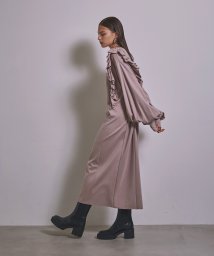 MIELI INVARIANT(ミエリ インヴァリアント)/Frill Cocoon Dress/ピンク