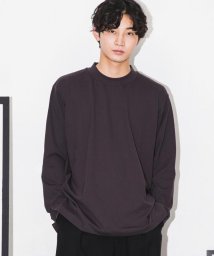 nano・universe/ストレッチスムースモックネックＴシャツ　長袖/505480189