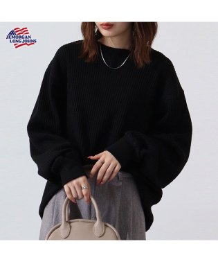 JEMORGAN/【期間限定SALE】【JEMORGAN ジェーイーモーガン】ビッグBIGワッフルトレーナー　ヘビーウェイトワッフルスウェット　ドロップショルダータイプ/505625758