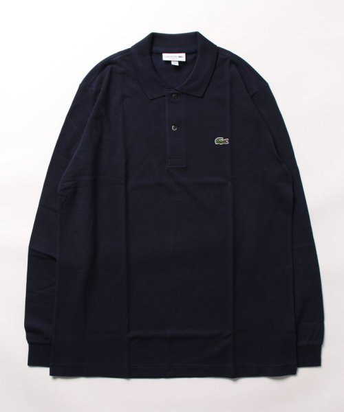 JUNRed(ジュンレッド)/LACOSTE ラコステ / オリジナルフィット 長袖 ポロシャツ/ネイビー（40）