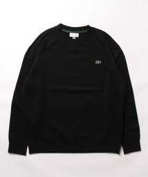 JUNRed(ジュンレッド)/LACOSTE ラコステ / プレミアムスウェットクルーネック/ブラック（01）