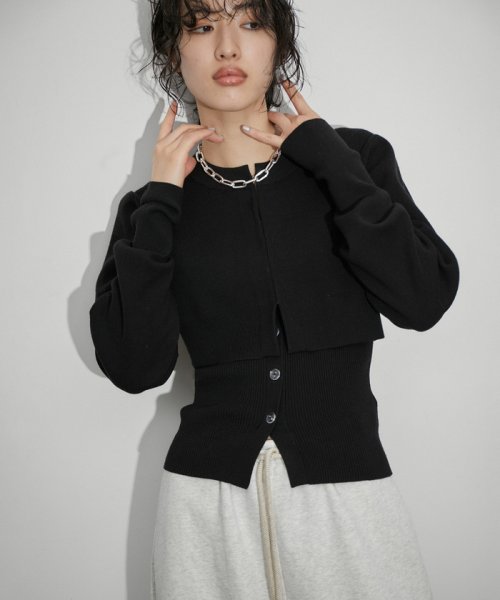 〈SETアイテム〉キャミソールセットクロップドカーディガン カーディガン キャミソール size