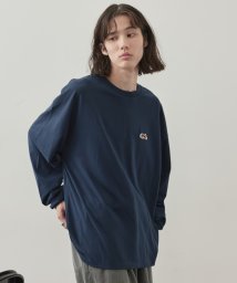 JUNRed/エシカルワッペンロングスリーブTシャツ/505675111