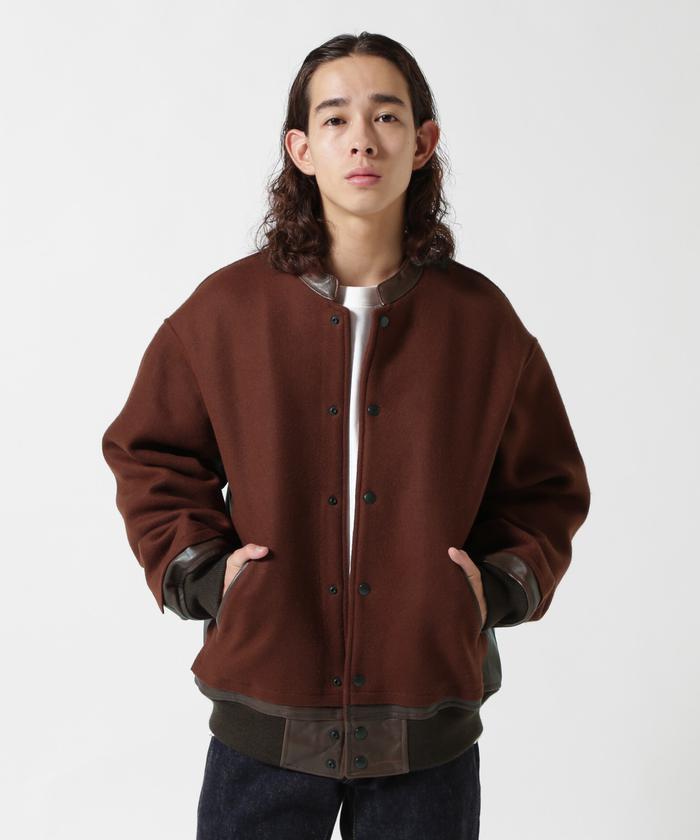 YOKE BROKEN AWARD JACKET CHARCOAL BROWN - ブルゾン