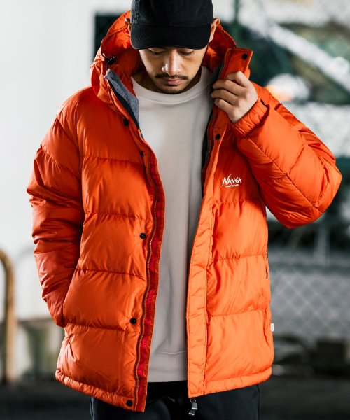 NANGA ナンガ レトロ ダウンジャケット 河田フェザー メンズ アウター 軽量 撥水 防寒 アウトドア キャンプ カジュアル KRIFF MAYER 231 着丈 KRIFF 肩幅 身幅 約62cm 袖丈 NANGA MAYER 耐久性
