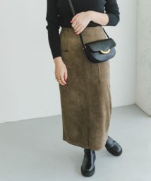 ITEMS URBANRESEARCH(アイテムズ アーバンリサーチ（レディース）)/フェイクスエードタイトスカート/KHK