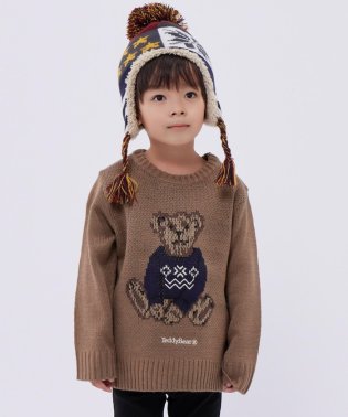 SHIPS Colors  KIDS/SHIPS Colors:Teddybear(R) ジャカード ニット(100～130cm)/505689671