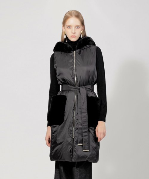 【VERY NaVY 2023年12月号掲載】エアリーグレース　ダウンジレ【80周年記念アイテム】 