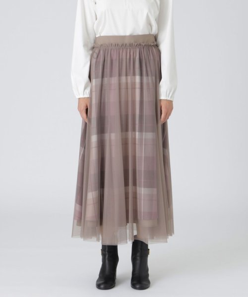 セール】クレストブリッジチェックドビーカラーペン5WAYチュール  